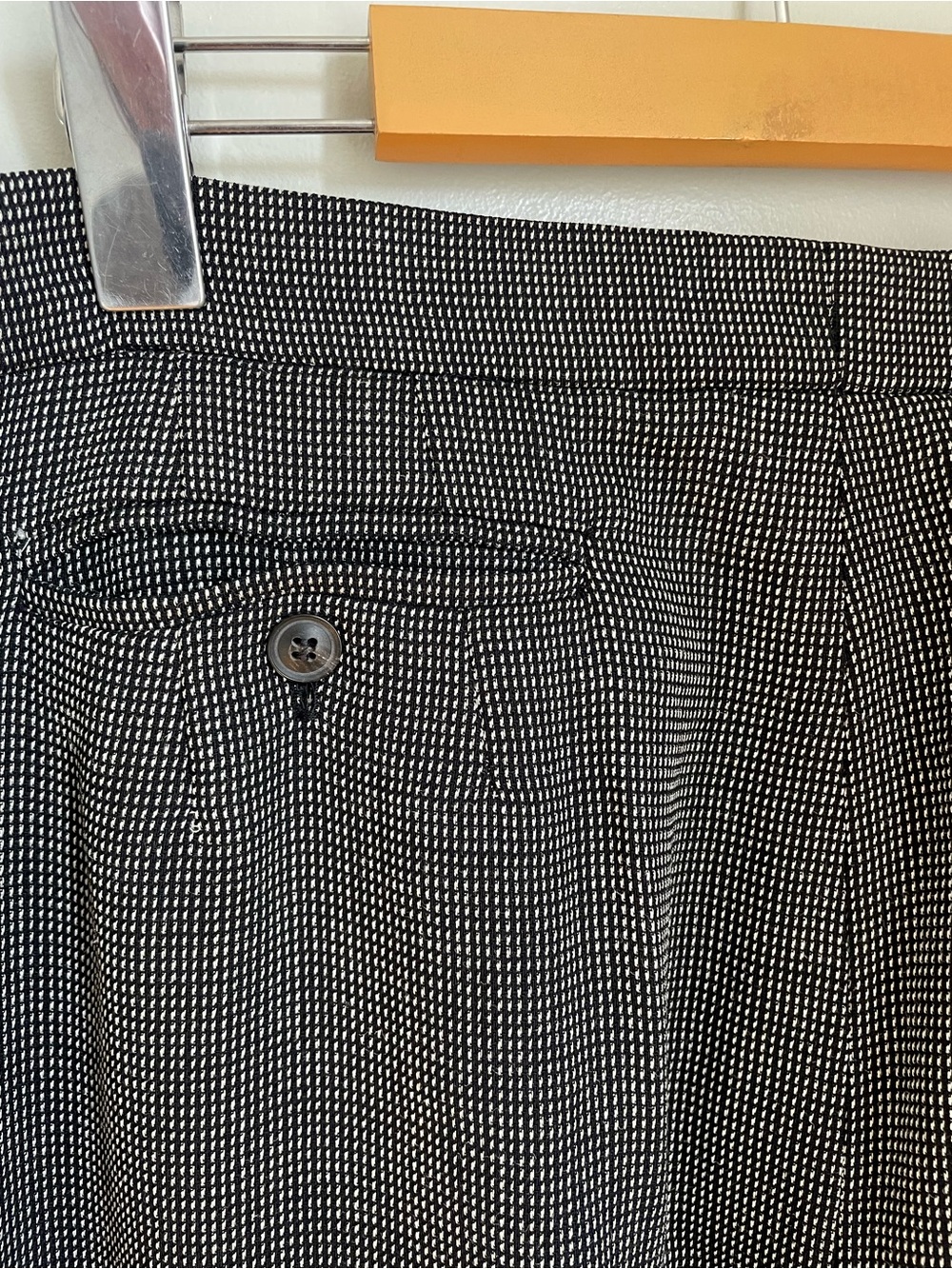 Max Mara Vintage Wool & Silk Blend Trousers Pants size 12 / 44 Luxury Old Money - Picture 8 of 11